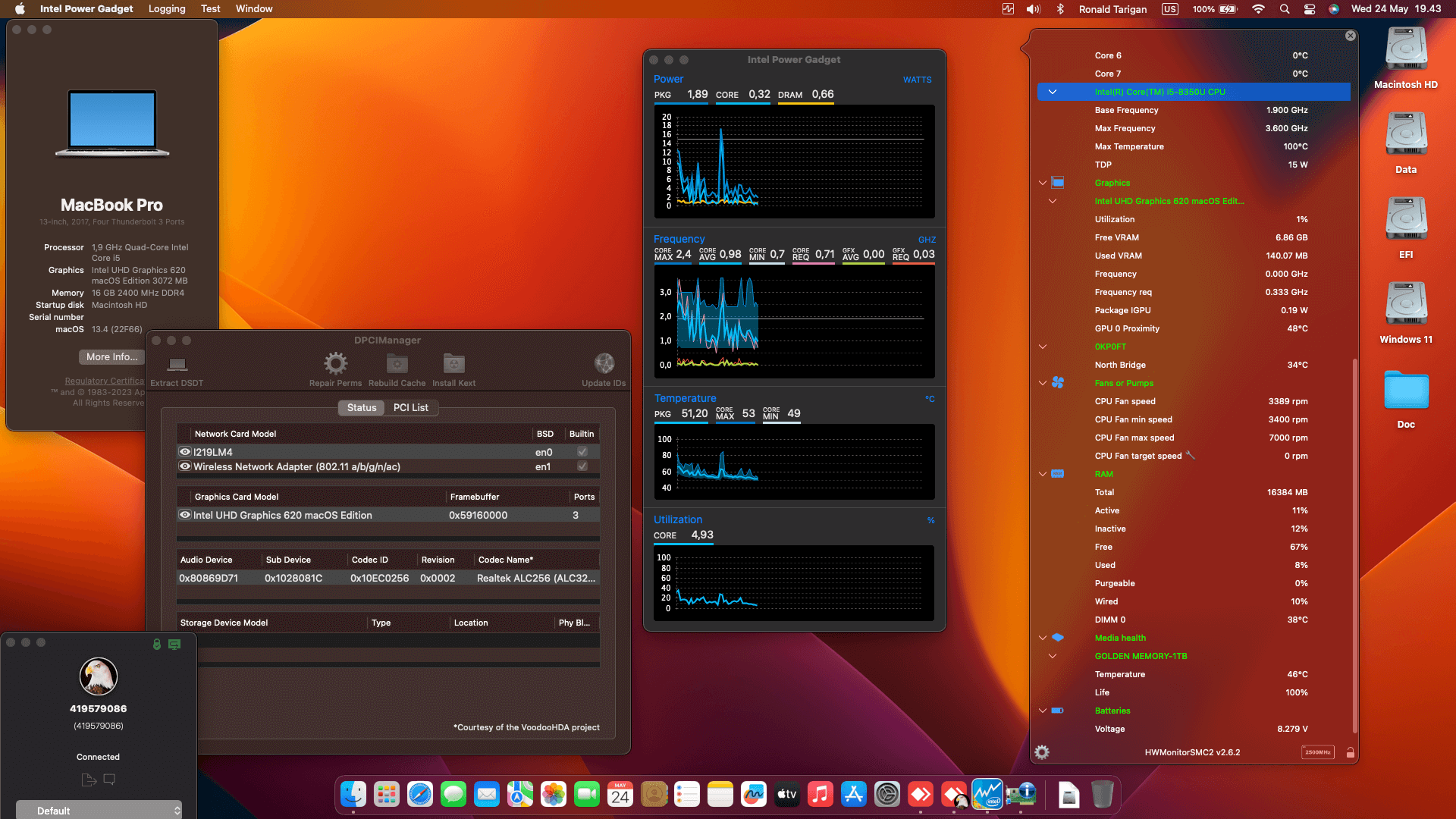 Dell Latitude 7490 3rd Touchscreen [KabyLake R + Intel UHD 620 + I2C]   OpenCore 1